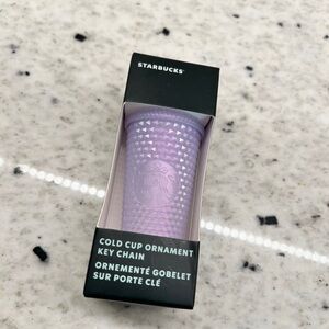 Starbucks Tumbler Keychain White